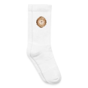 Montre Steampunk au look antique avec engrenages - Chaussettes de tennis bio enfant - blanc - Droite