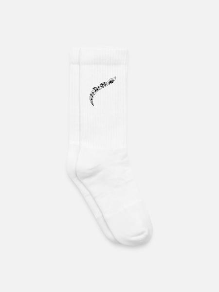 Show music - Kids Tennis Socks - white