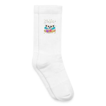 sternzeichen_gemini - Kinder Tennissocken - Weiß - Rechts