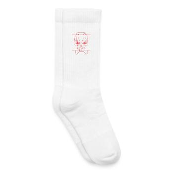 Je squatte ma console humour gamer - Kids Tennis Socks - white - Right