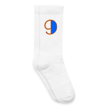 9 YEARS. 9th ANNIVERSARY. BIRTHDAY 9 YEARS. 9 - Kids Tennis Socks - white - Right