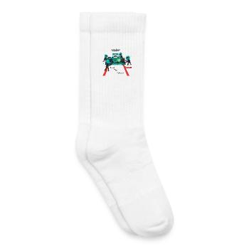 trust the process - Chaussettes de tennis bio enfant - blanc - Droite