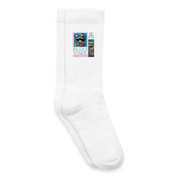 Monstres de bonbons - Chaussettes de tennis bio enfant - blanc - Droite