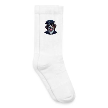Hunde Polizei - Kinder Tennissocken - Weiß - Rechts
