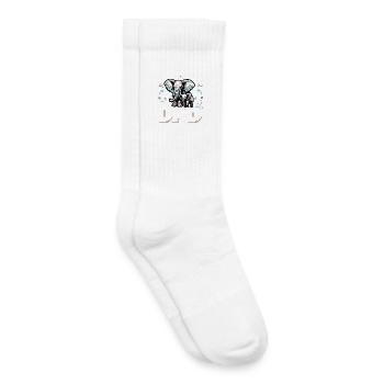 Dad Father's Day Love Father Son Daughter Parents - Kids Tennis Socks - white - Right