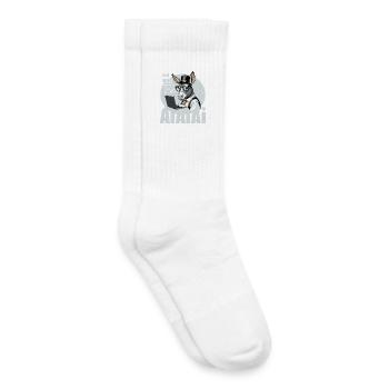Ich hör nur noch AI AI AI - Kinder Tennissocken - Weiß - Rechts
