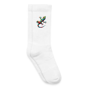 Gecko - Kinder Tennissocken - Weiß - Rechts