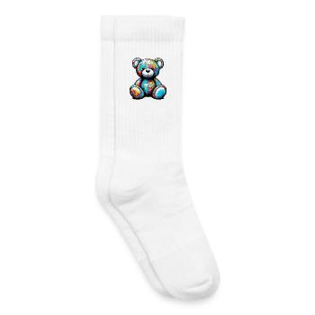 Orso orsacchiotto Teddy Bear - Kids Tennis Socks - white - Right
