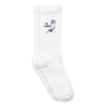 be thankful - Kinder Tennissocken - Weiß - Rechts
