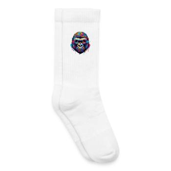 Gorilla - Kinder Tennissocken - Weiß - Rechts