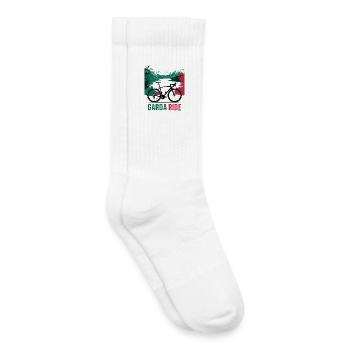 Garda Ride Scenic Cycling Design - Kids Tennis Socks - white - Right