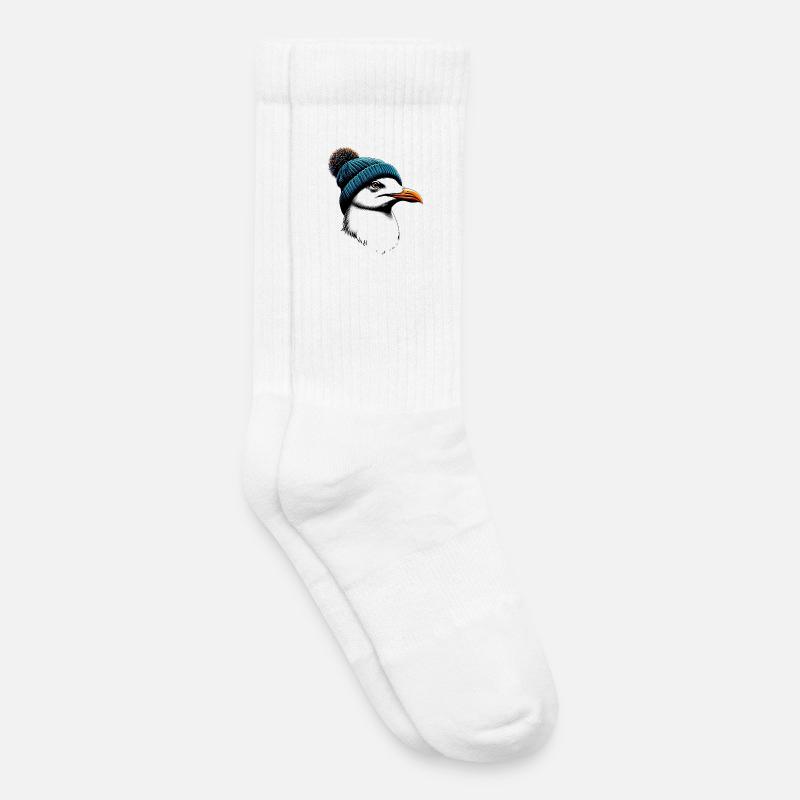 Möwe - Kinder Tennissocken - Weiß