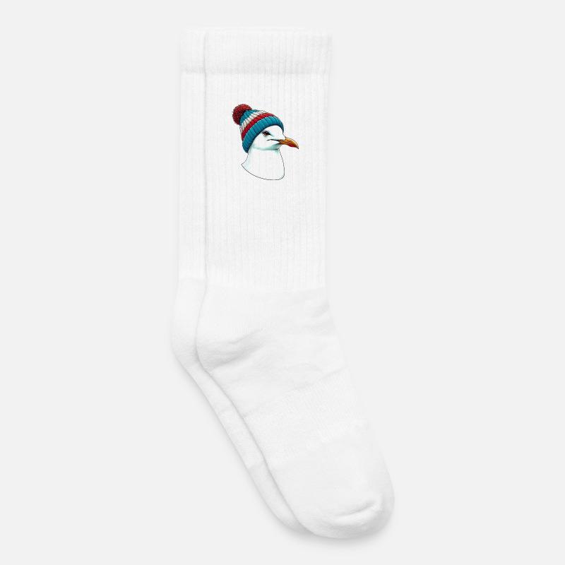 Möwe - Kinder Tennissocken - Weiß