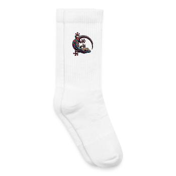 Gecko - Chaussettes de tennis bio enfant - blanc - Droite