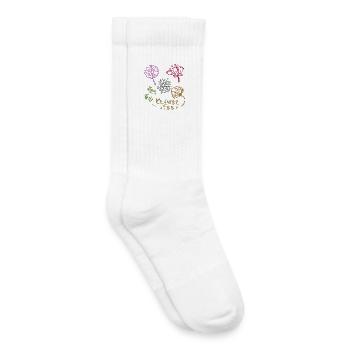 Fée des herbes - Chaussettes de tennis bio enfant - blanc - Droite