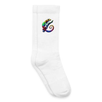 Gecko - Kinder Tennissocken - Weiß - Rechts