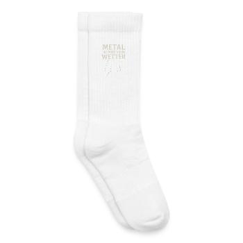 Metal Knows No Weather Festival Edition - Chaussettes de tennis bio enfant - blanc - Droite