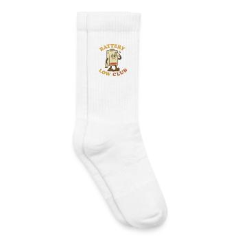 Batterie faible Club - Chaussettes de tennis bio enfant - blanc - Droite