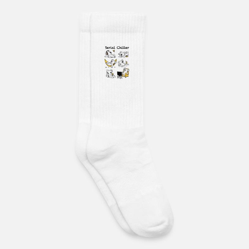 Serieller Kühler - Kinder Tennissocken - Weiß