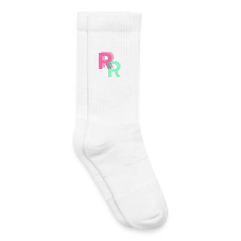 Buchstabe R - Kinder Tennissocken - Weiß - Rechts