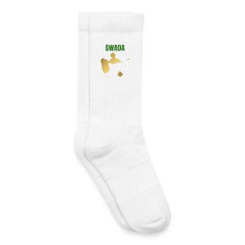 GWADA Golden Map West Indies T-shirt - Kids Tennis Socks - white - Right