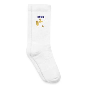 GWADA Golden Map Westindische Inseln T-Shirt - Kinder Tennissocken - Weiß - Rechts