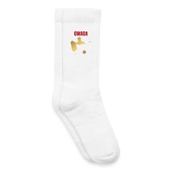 GWADA Golden Map Westindische Inseln T-Shirt - Kinder Tennissocken - Weiß - Rechts