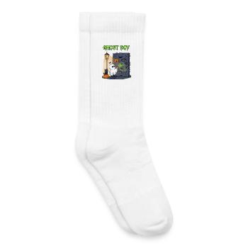 Geisterjunge Halloween Graffiti - Kinder Tennissocken - Weiß - Rechts