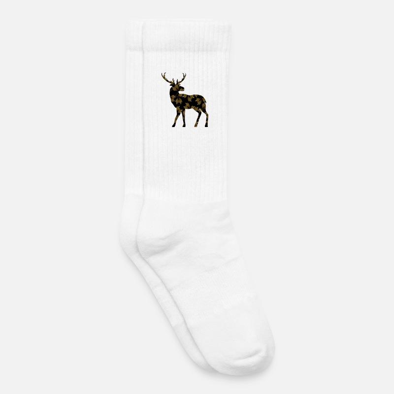 Hirsch - Kinder Tennissocken - Weiß