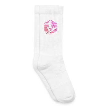 Snowboard perfect for every snowboard - Kids Tennis Socks - white - Right