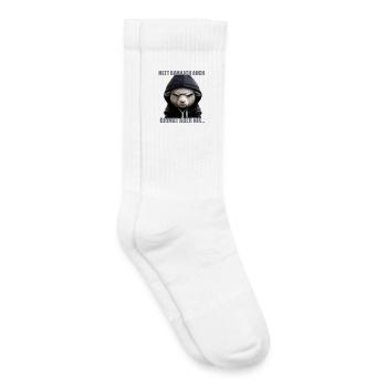 I can be nice too – it doesn't do anything - Kids Tennis Socks - white - Right