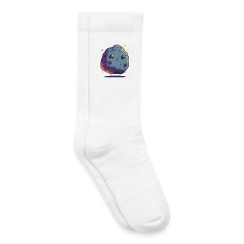 Kawaii Asteroid Star - Kids Tennis Socks - white - Right