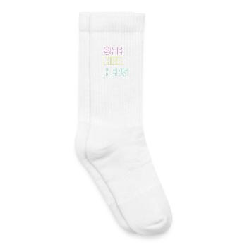 Queer Gender Diversity Gay pride LGBT - Kids Tennis Socks - white - Right