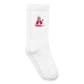 Puzzle Queen - Kids Tennis Socks - white - Right