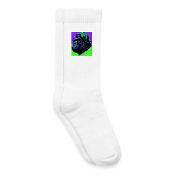 Gorilla - Kinder Tennissocken - Weiß - Rechts