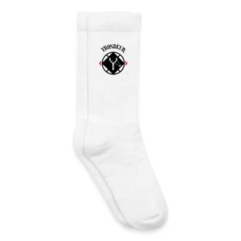 Slinger-Emblem - Kinder Tennissocken - Weiß - Rechts