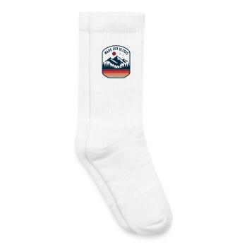 Mountains - Gemacht für Ultras - Kinder Tennissocken - Weiß - Rechts