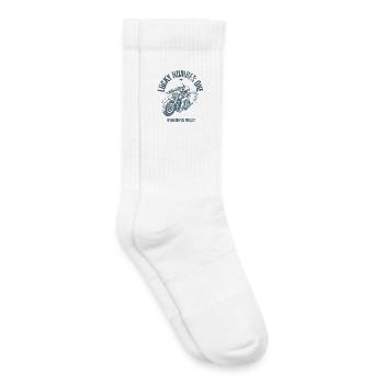 Lucky Number One Running Out - Graphique Freedom - Chaussettes de tennis bio enfant - blanc - Droite