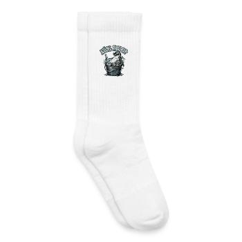 Cool You Up, Pingouin - Chaussettes de tennis bio enfant - blanc - Droite