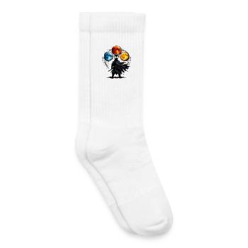 Mondmagier der Drei Monde - Kinder Tennissocken - Weiß - Rechts