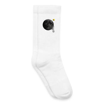 Astronaut and Moon Balloon - Kinder Tennissocken - Weiß - Rechts