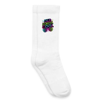 Old School Cool 80's Costume 80er Jahre - Kinder Tennissocken - Weiß - Rechts