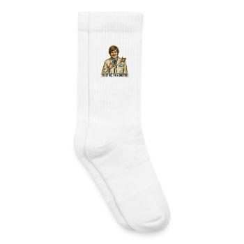 Vertrau mir, ich bin ein Arzt – lustiges Chirurgendesign - Kinder Tennissocken - Weiß - Rechts