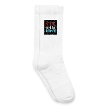 Watts Wind Tarmac - Kids Tennis Socks - white - Right