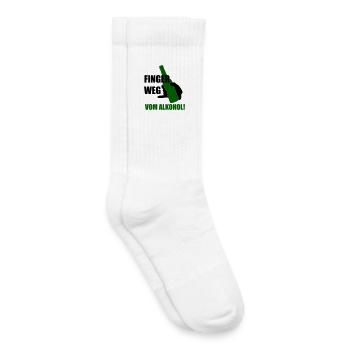 Stay away from alcohol - Kids Tennis Socks - white - Right