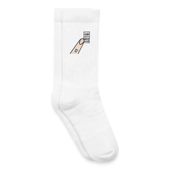 schlafen - Kinder Tennissocken - Weiß - Rechts