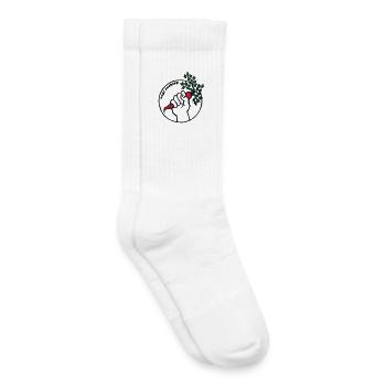 Vegan - Kinder Tennissocken - Weiß - Rechts