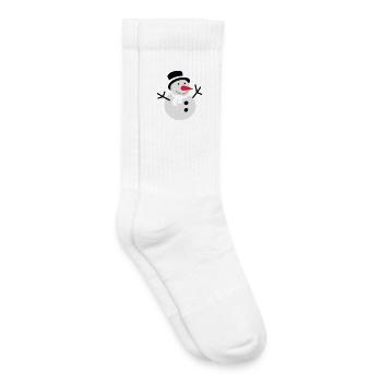 schneemann winter schnee - Kinder Tennissocken - Weiß - Rechts