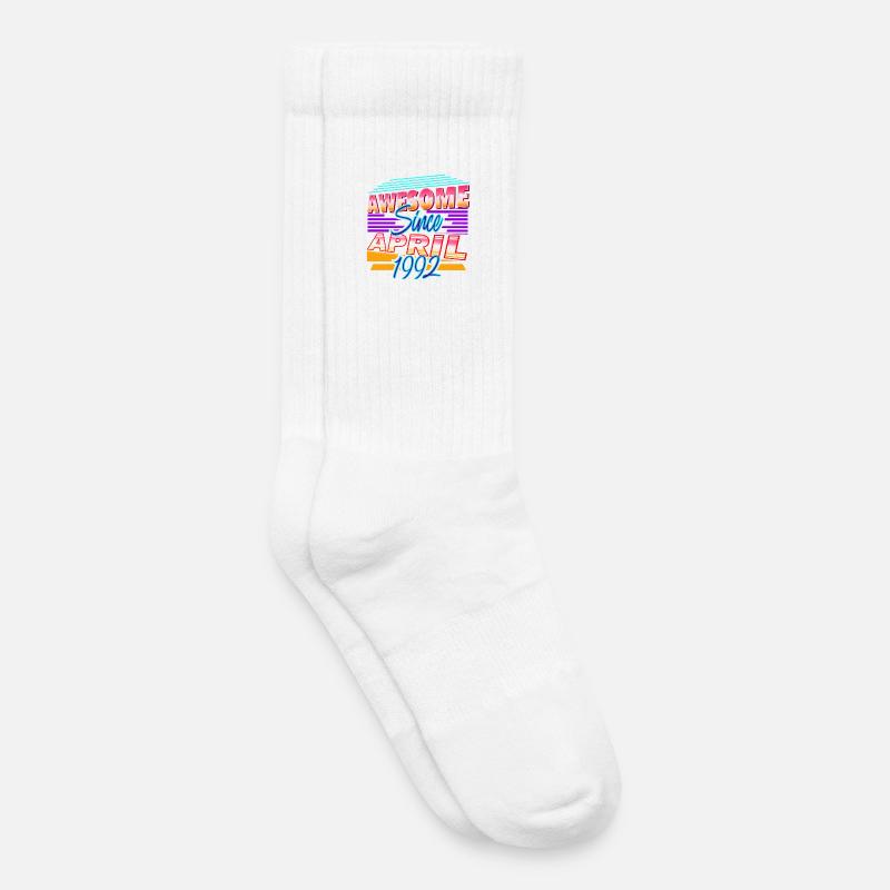 April 1992 - Kinder Tennissocken - Weiß