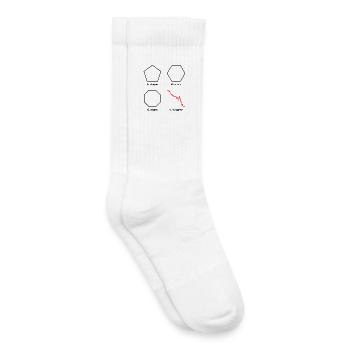 Money, Stocks, Stock Exchange, Trading, Finance, Investor - Kids Tennis Socks - white - Right